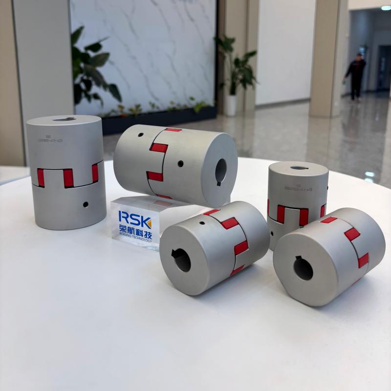 Tipo ajustado do parafuso da inserção da aranha do plutônio do acoplamento do eixo da maxila da liga de alumínio com rasgo de chaveta personalizado para robôs